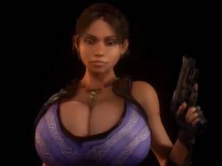 Sheva Alomar nous allume avec ses gros seins