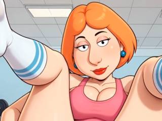 Lois Griffin fait sa gymnastique en culotte par IA