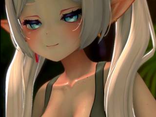 Frieren nous allume avec l'animation de ses gros seins