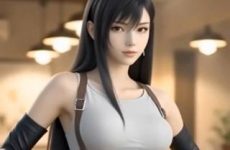 Tifa se déshabille dans Final Fantasy VII Rebirth en IA
