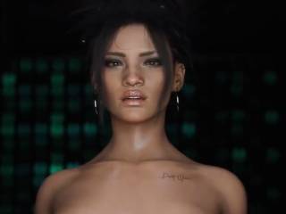 Panam Palmer prend du plaisir dans Cyberpunk 2077