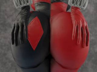 Harley Quinn twerk ses grosses fesses sexy en 3D