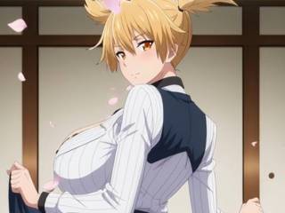 Yomogi Momokusa de Tougen Anki montre sa culotte