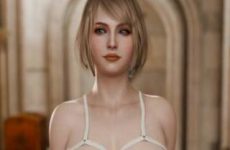 Ashley Graham topless et lingerie sexy dans RE4