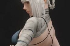 Une belle vue sur ses belles grosses fesses en 3D