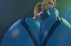 Samus Aran de Metroid twerk son gros cul (ecchi 3D)