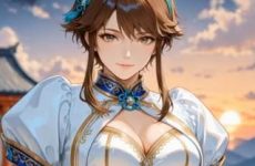 Elle soulève sa robe et n'a pas de culotte par IA