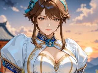 Elle soulève sa robe et n'a pas de culotte par IA