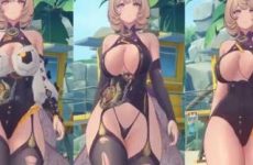 Les nouvelles tenues de cette fille du jeu sont sexy