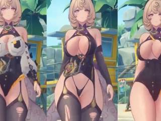 Les nouvelles tenues de cette fille du jeu sont sexy