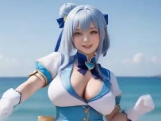 Oops elle a oublié de mettre sa culotte par IA