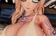 Danse sexy avec cette fille aux formes généreuses en 3D