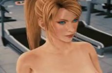 Samus Aaran complètement nue fait sa gymnastique