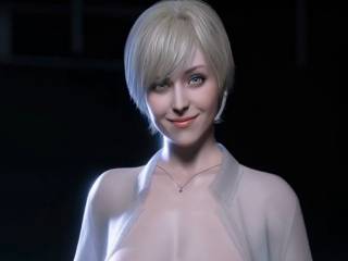 Sherry Birkin nous montre tout en nuisette par IA