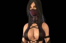 Mileena de Mortal Kombat dans une animation 3D sexy