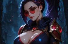 Vayne de LoL sexy par intelligence artificielle