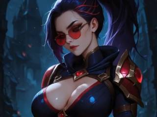 Vayne de LoL sexy par intelligence artificielle