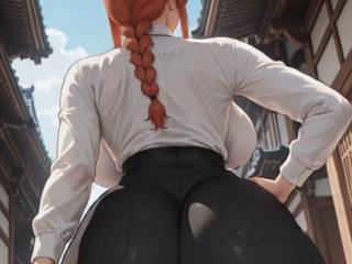 Makima de Chainsaw Man version ecchi XXL