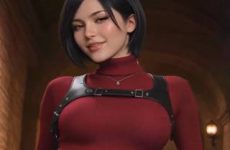 Ada Wong nous montre ses collants sexy par IA