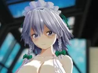 Sakuya Izayoi dans de la lingerie ultra sexy
