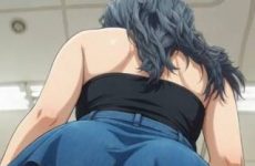 Superbe vue sur ses grosses fesses upskirt par IA