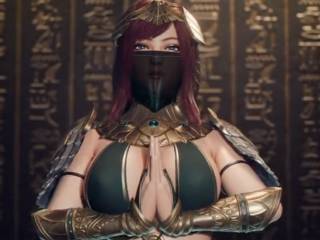 Primrose de Ankha Zone fait une danse lascive en 3D
