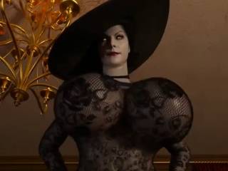Alcina remue ses très gros seins dans RE Village