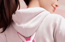 D.Va nous excite avec son mini short par IA