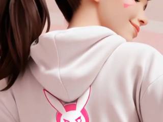 D.Va nous excite avec son mini short par IA