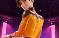 Cammy et Tracer twerk leur gros cul en 3D