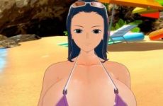 Nico Robin en bikini dans One Piece version 3D