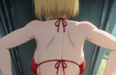 Pakunoda de Hunter × Hunter en bikini sexy par IA