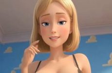 Mrs. Davis de Toy Story en lingerie sexy en 3D