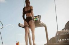 Lara Croft garde la forme sur son tapis de course