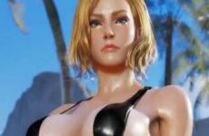 Des animations sexy avec cette blonde sulfureuse