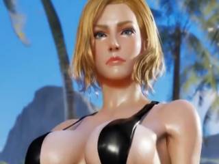 Des animations sexy avec cette blonde sulfureuse