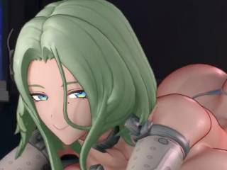 Isolde de Zenless Zone Zero en string 3D