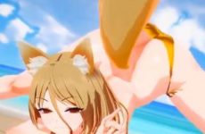 Kudamaki Tsukasa remue son petit cul sexy en 3D