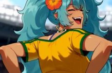 Brazilian Miku dans son mini short sexy par IA