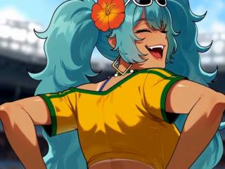 Brazilian Miku dans son mini short sexy par IA