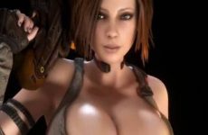 Trishka Novak de Bulletstorm avec ses gros seins