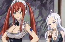 Extraits : Erza Scarlet prend une fessée dans Fairy Tail