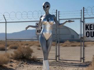 Dansez avec cette extra-terrestre très sexy par IA