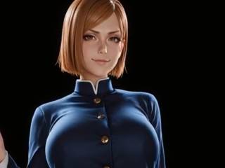 Nobara Kugisaki avec ses gros seins sexy par IA