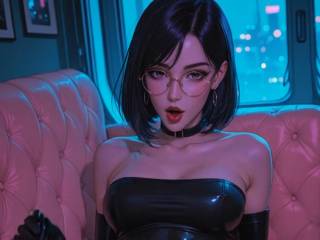 Jolie fille séduisante par intelligence artificielle