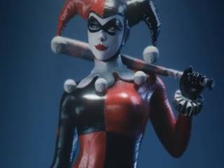 Harley Quinn dans sa combinaison moulante