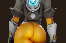 Tracer remue ses petites fesses sexy dans Overwatch