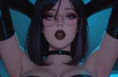 Cette beauté remue bien se gros seins par IA
