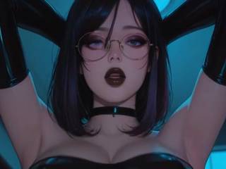 Cette beauté remue bien se gros seins par IA