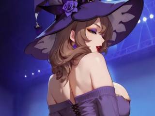 Lisa de Genshin Impact remue ses fesses en string